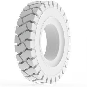 Solid Forklift Tyre White